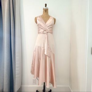 Topshop Satin Pinafore Dress Size 6